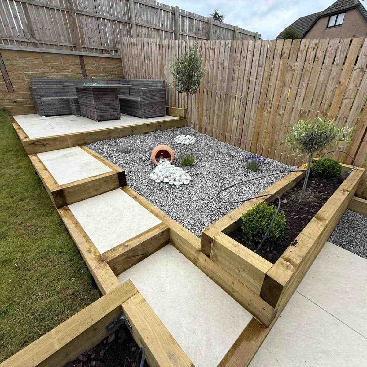 Outdoor renovation project
