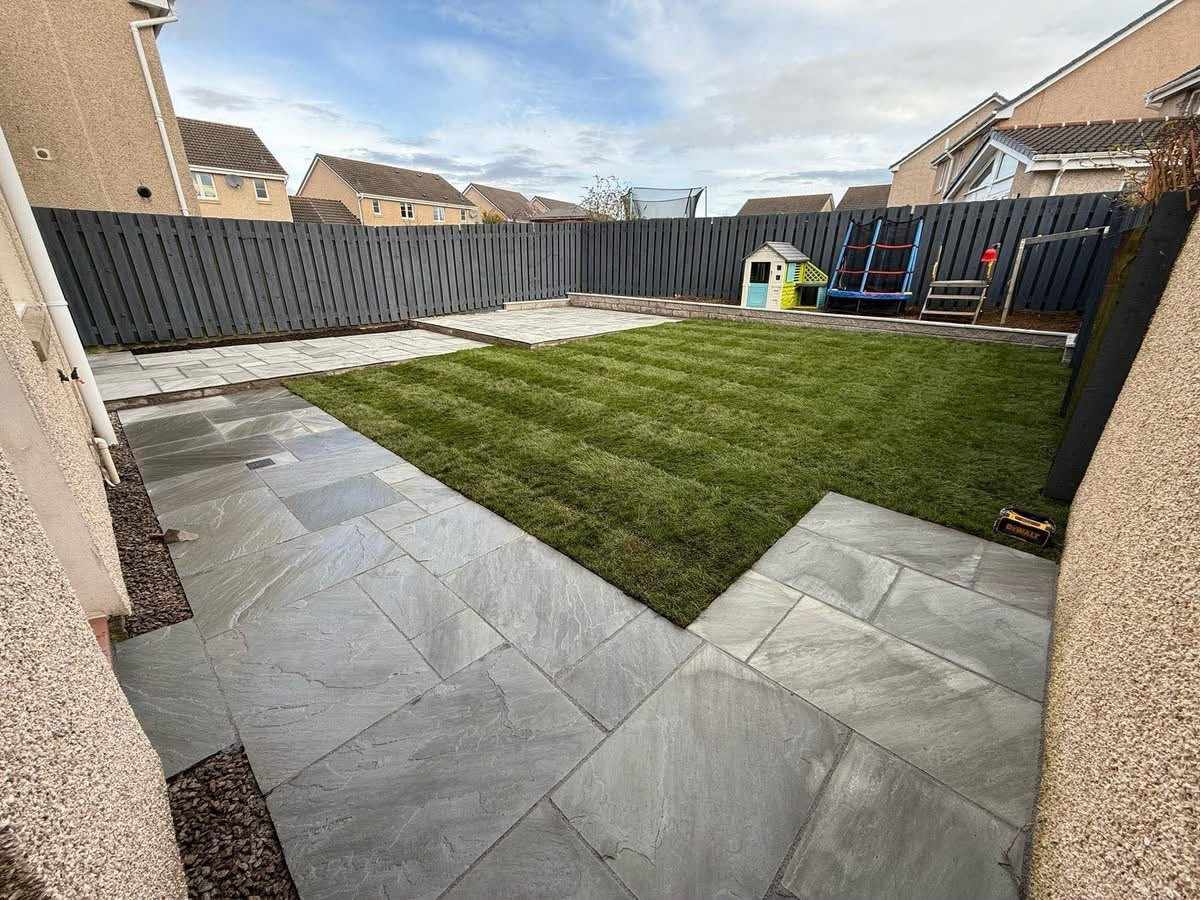 Garden landscaping project